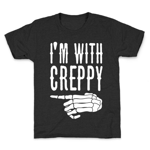 I'm With Spoopy & I'm With Creppy Pair 2 Kids T-Shirt