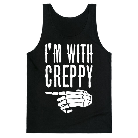 I'm With Spoopy & I'm With Creppy Pair 2 Tank Top