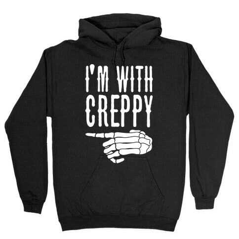 I'm With Spoopy & I'm With Creppy Pair 2 Hooded Sweatshirt