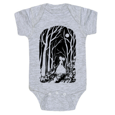 Ghost In The Woods Baby One-Piece