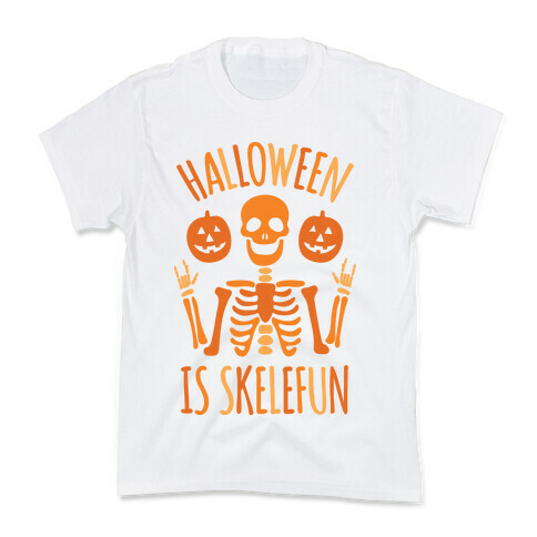 Halloween Is SkeleFUN Kids T-Shirt