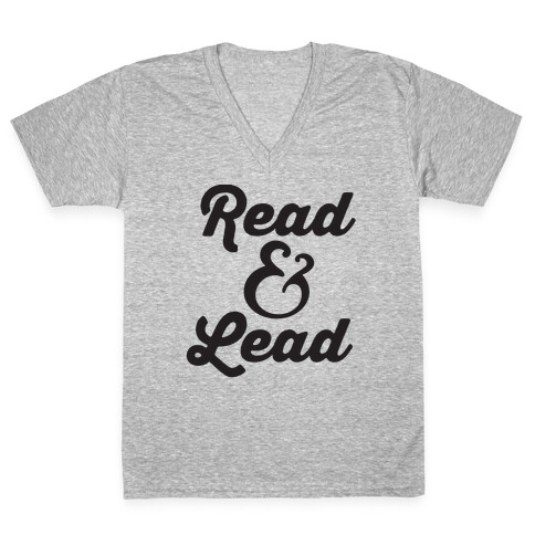 Read & Lead V-Neck Tee Shirt