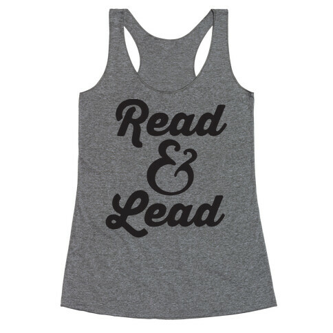 Read & Lead Racerback Tank Top