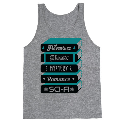 Book Stack Tank Top