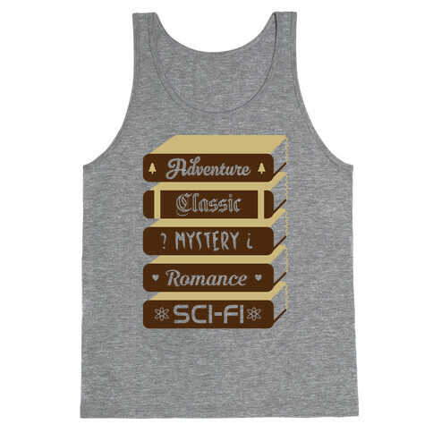 Book Stack Tank Top