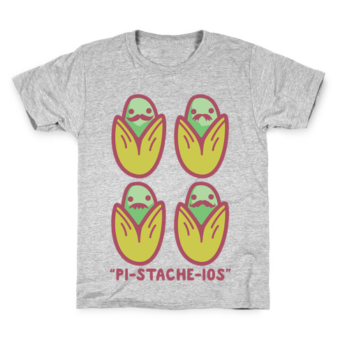 Pistachios with Mustaches Kids T-Shirt