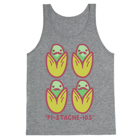Pistachios with Mustaches Tank Top