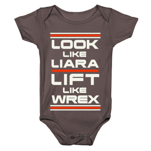 Look Like Liara Lift Like Wrex Parody Baby One-Piece