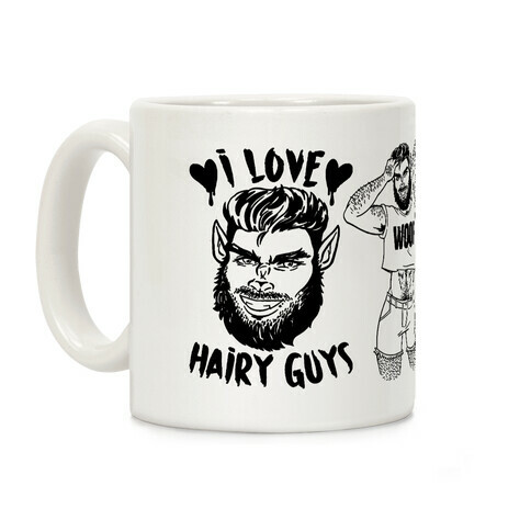 I Love Hairy Guys Coffee Mug