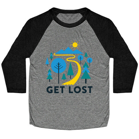 Get Lost Baseball Tee