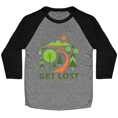 Get Lost Baseball Tee