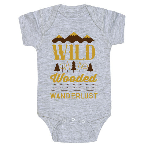 Wild Wooded Wanderlust Baby One-Piece