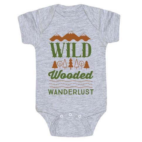 Wild Wooded Wanderlust Baby One-Piece