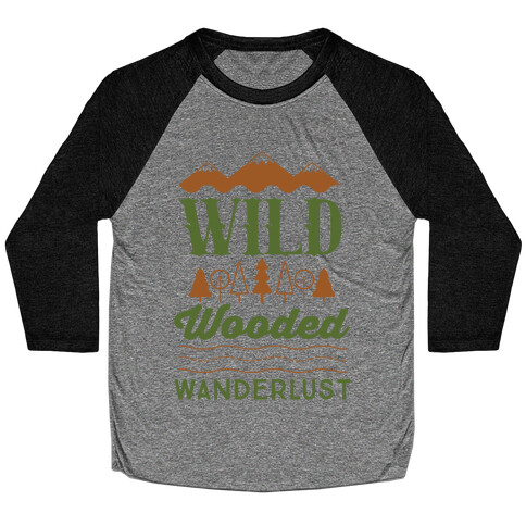 Wild Wooded Wanderlust Baseball Tee