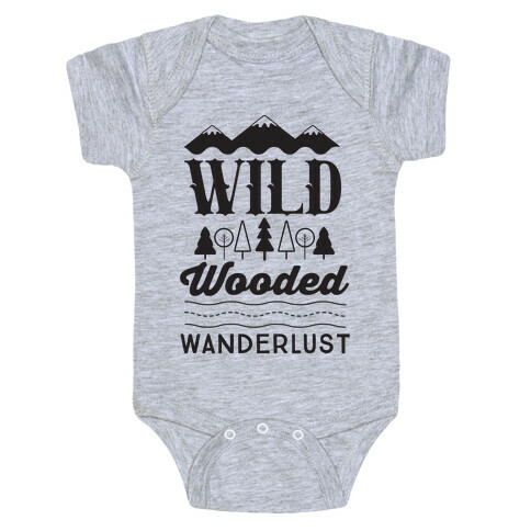 Wild Wooded Wanderlust Baby One-Piece