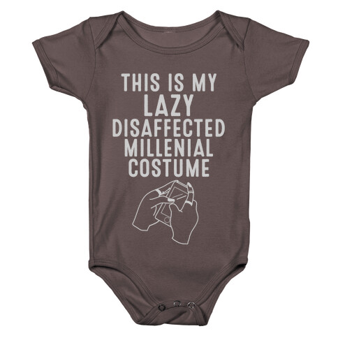 Lazy Millenial Costume Baby One-Piece