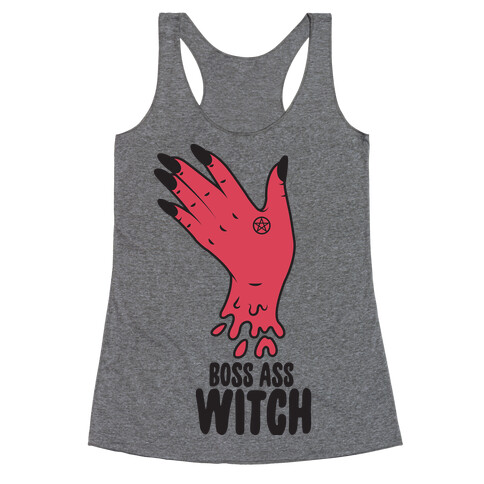 Boss Ass Witch Racerback Tank Top