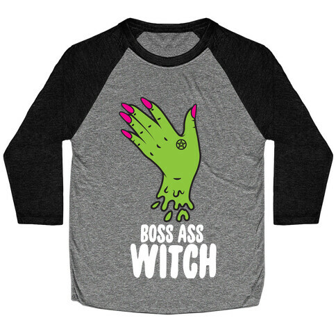 Boss Ass Witch Baseball Tee
