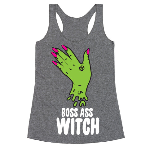 Boss Ass Witch Racerback Tank Top