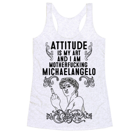 Art Attitude Racerback Tank Top