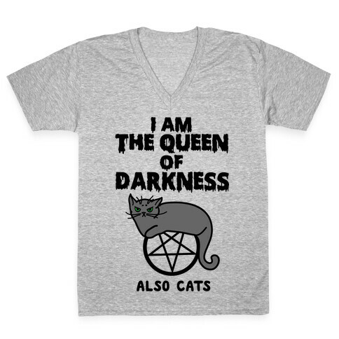 Queen of Darkness V-Neck Tee Shirt