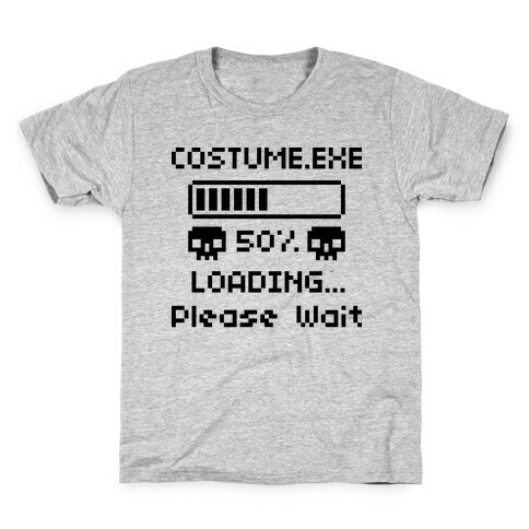 Loading Costume.exe Please Wait Kids T-Shirt