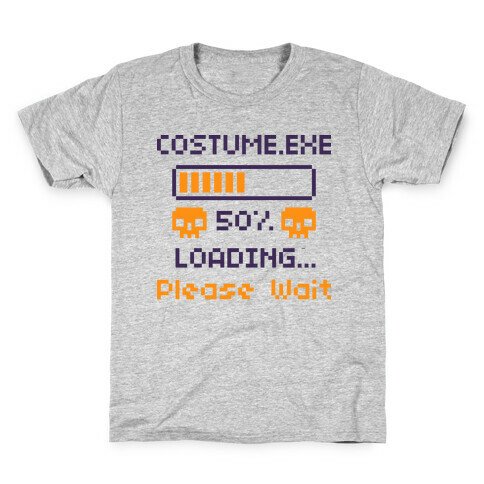 Loading Costume.exe Please Wait Kids T-Shirt