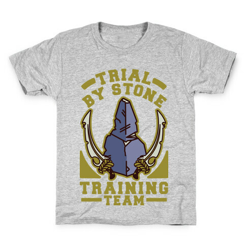 Trial by Stone Training Team Kids T-Shirt
