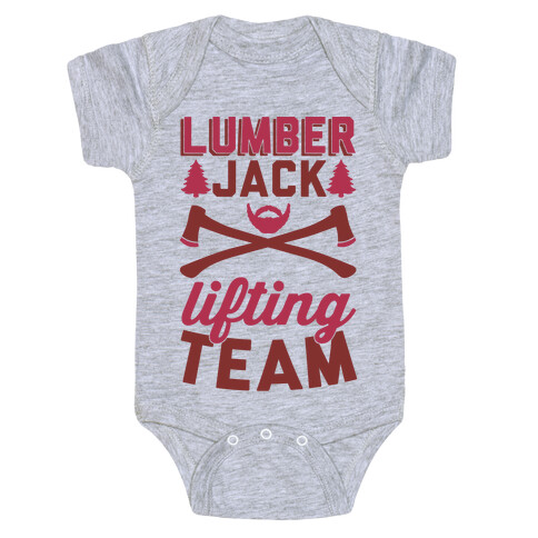 Lumberjack Lifting Team Baby One-Piece