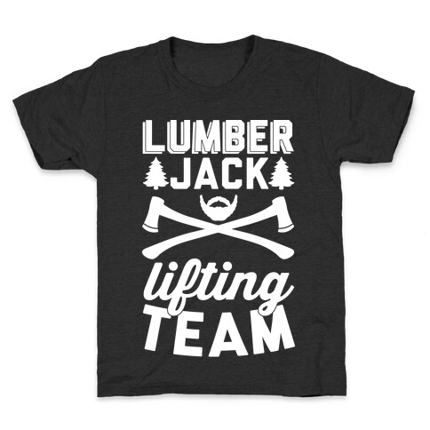 Lumberjack Lifting Team Kids T-Shirt