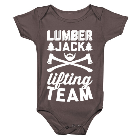 Lumberjack Lifting Team Baby One-Piece