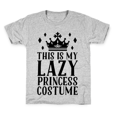 This Is My Lazy Princess Costume Kids T-Shirt