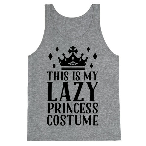 This Is My Lazy Princess Costume Tank Top