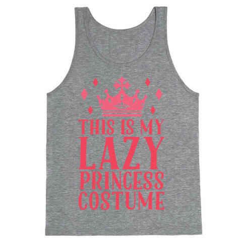 This Is My Lazy Princess Costume Tank Top
