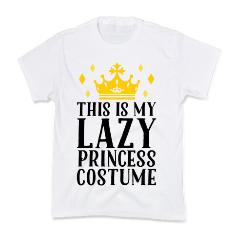 This Is My Lazy Princess Costume Kids T-Shirt