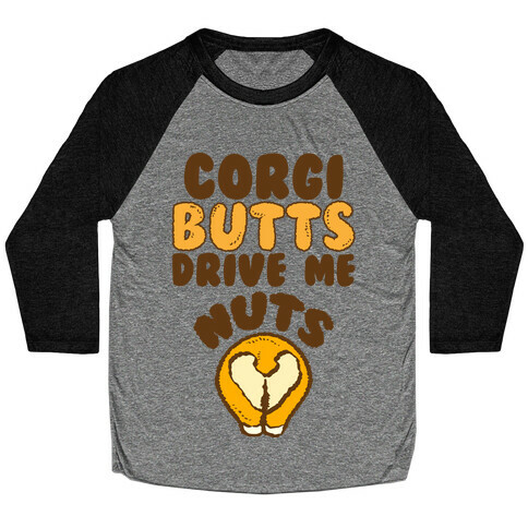 Corgi Butts Baseball Tee