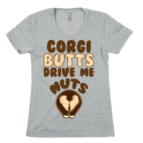 Corgi Butts Womens T-Shirt