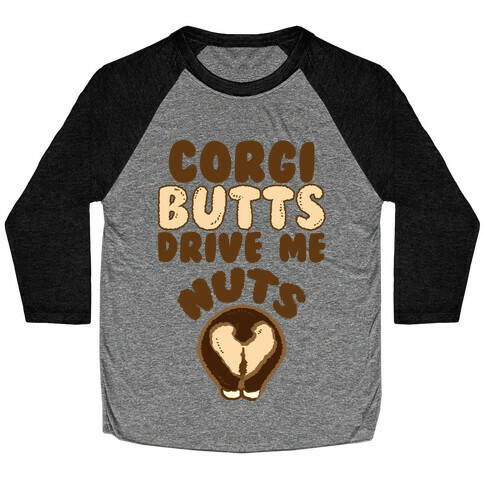 Corgi Butts Baseball Tee