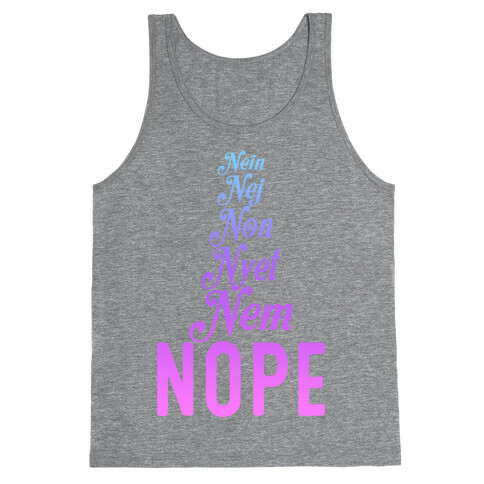 Nope Across the Globe Tank Top