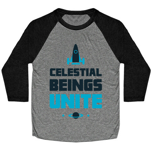 Celestial Beings Unite Baseball Tee