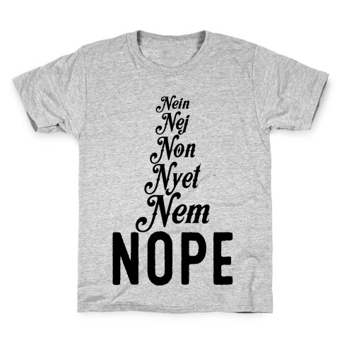 Nope Across the Globe Kids T-Shirt