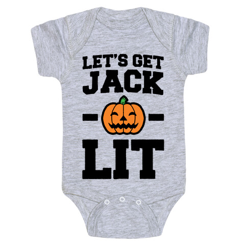 Let's Get Jack - O- Lit Baby One-Piece