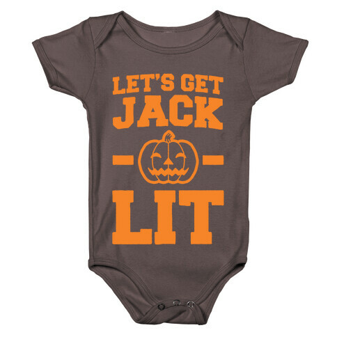 Let's Get Jack - O- Lit Baby One-Piece
