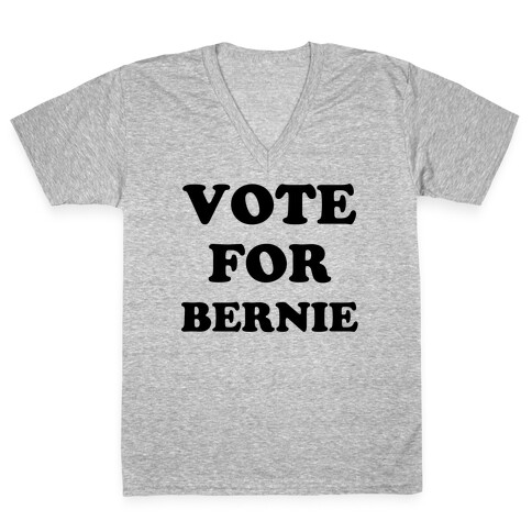 Vote For Bernie V-Neck Tee Shirt