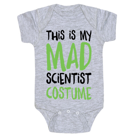 This Is My Mad Scientist Costume Baby One-Piece