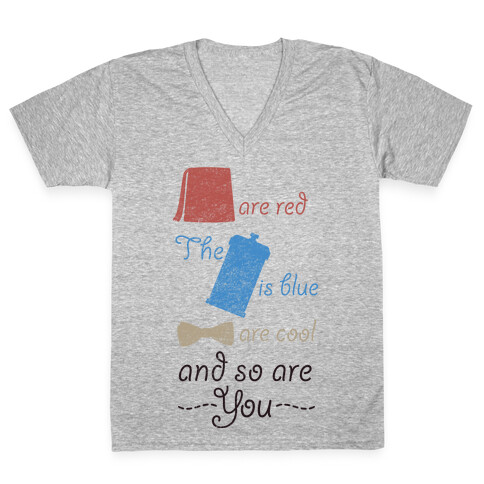 Fezzes Are Red V-Neck Tee Shirt