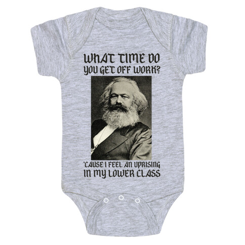 Marx Pick Up Line Baby One-Piece