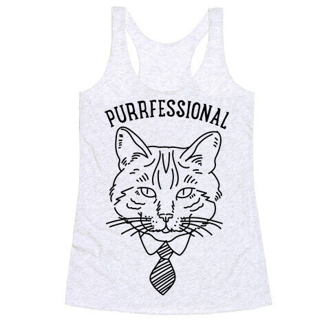 Purrfessional Racerback Tank Top