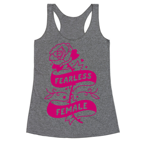 Fearless Female Racerback Tank Top