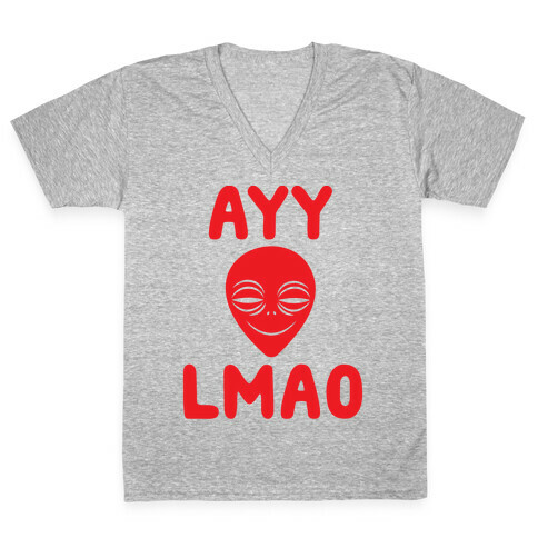 Ayy Lmao V-Neck Tee Shirt